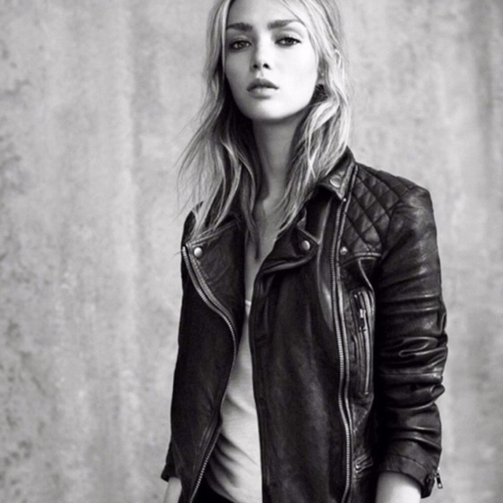 All Saints Biker Leather Jacket